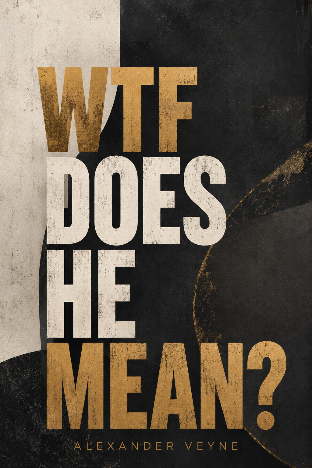 Cover of WTF Does He Mean? by Alexander Veyne